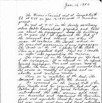 Minutes from meetings held in 1981