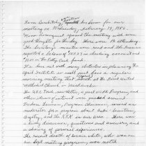 Minutes from meetings held in  1986