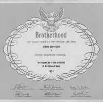 Certificates of Appreciation