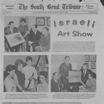 South Bend Tribune, April 28, 1968 "Israeli Art Show"