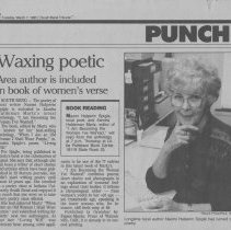 South Bend Tribune articles on local poet/author Naomi Halperin Spigle