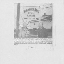 Photo of two members of the Berrien County Jewish Farmers Association