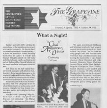 The Grapevine, the newsletter of the South Bend Hebrew Day School, Vol. 2,