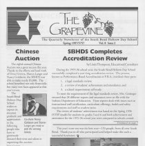 The Grapevine, the newsletter of the South Bend Hebrew Day School, Vol. 8,