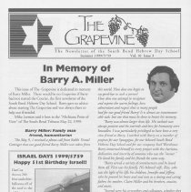 The Grapevine, the newsletter of the South Bend Hebrew Day School, Vol. 10,