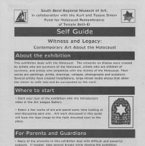 Self Guide to the portion of the Witness and Legacy program