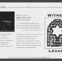 Witnes and Legacy Card