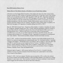 Abstract of Minutes of the Hebrew Society of Brotherly Love with other info