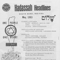 Hadassah Headlines May 1983