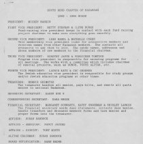 Hadassah Minutes 1983-1984 and membership list