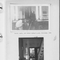 Photo from Christmas, 1941; photo from interior of Plaut home