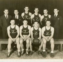 Basketball group photo