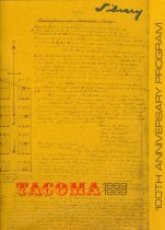Tacoma 100th Anniversary Program: 1869-1969