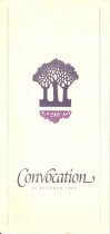 Convocation pamphlet 1995