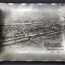 USS Irvin Works Silver Anniversary Ashtray