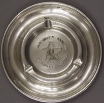 Allegheny-Ludlum--Stainless Steel Ashtray