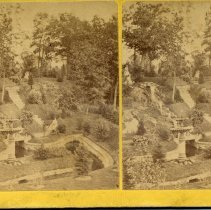 Potter's Grove View with people and towerr