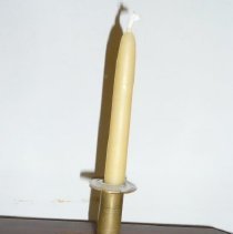 Tin candlestick