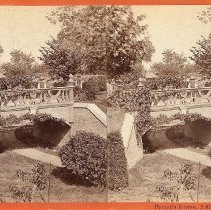 Potter's Grove: Bridge with orange background