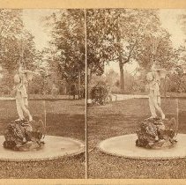 Potters Grove. Fountain, Young Boy