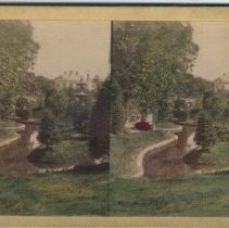 Potters Grove: Water Feature With House