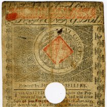 Massachusetts 1780 Twenty Dollar Piece Back