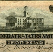 Confederate $20 Bill Feb 1864