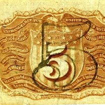 Fractional $.05 1912144B Back