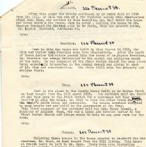 Pleasant Street -- Ancient and Modern