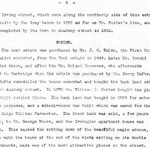 Pleasant Street -- Ancient and Modern