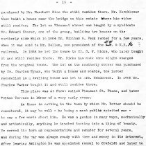 Pleasant Street -- Ancient and Modern