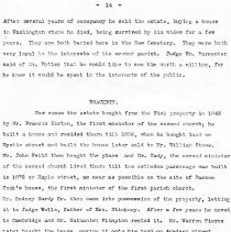 Pleasant Street -- Ancient and Modern