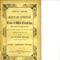 West Cambridge Annual Report 1858