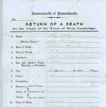 Certificate, Death