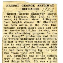 Announcement, Funeral