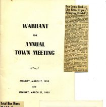 Scrapbook #2 George Harris, selectman