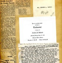 Scrapbook #2 George Harris, selectman