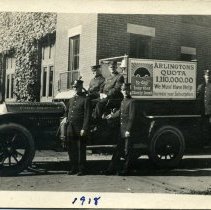 1918 - Comb D AFD with advertisement to buy liberty bonds