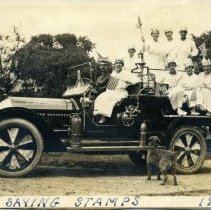 Comb D AFD - War saving stamps 1918