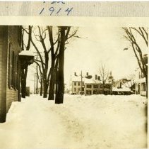 1914 - street covered in snow