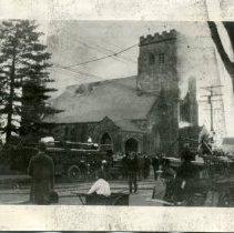 Oct, 24, 1924 - Baptist Church Fire, Mass Ave Opp Bartlett Ave, Built 1900