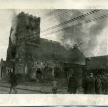 Oct, 24, 1924 - Baptist Church Fire, Mass Ave Opp Bartlett Ave, Built 1900