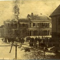 Jan 9, 1893, C.N.Bacon's Home fire, Pleasant St