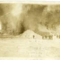 Ice Houses, Pond Lane Fire, 2/5/1925