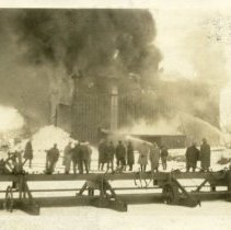 Ice Houses, Pond Lane Fire, 2/5/1925