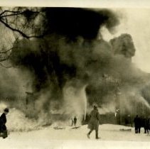 Ice Houses, Pond Lane Fire, 2/5/1925