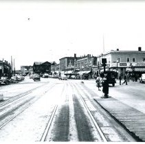 Massachusetts Avenue looking west at Medford Street