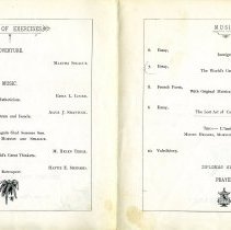 Order of Exercises, Sixteenth Graduation