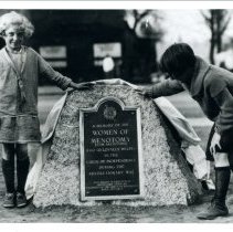 Women of Menotomy marker