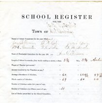 School Register for the South West District, West Cambridge